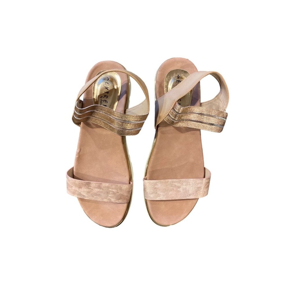 Extreme by Eddie Marc Rose Gold Sandals Size 9